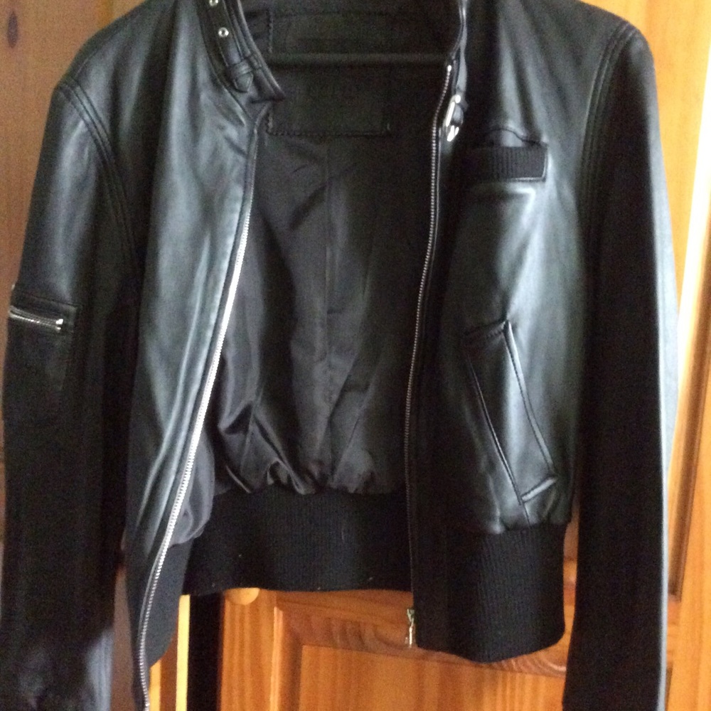 Leather jacket